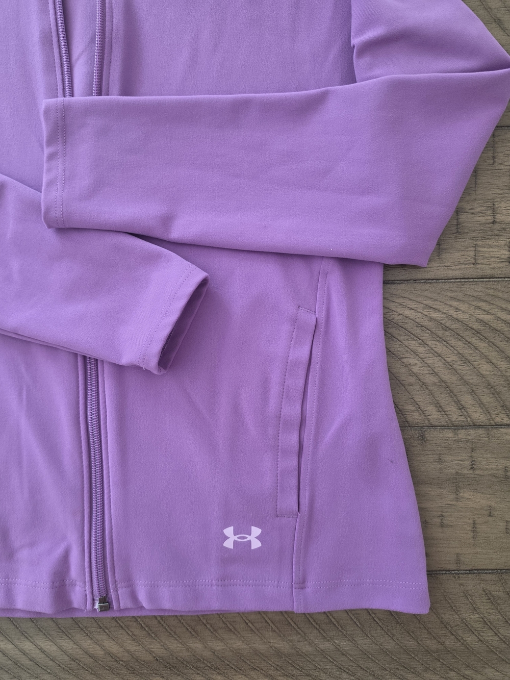 Under Armour Women's Lavender Full-Zip Jacket - Picture 3 of 4